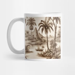 Jungle plateau landscape Mug